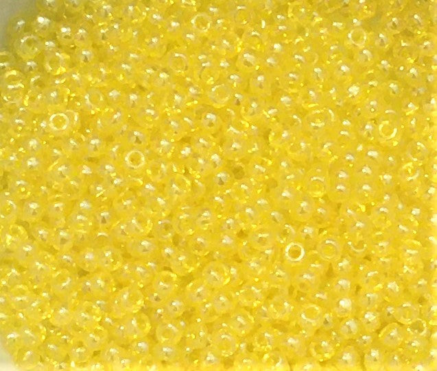 Toho Seed Beads size 11/0 Transparent Luster Lemon TRD-102