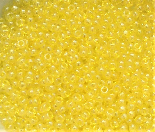 Toho Seed Beads size 11/0 Transparent Luster Lemon TRD-102