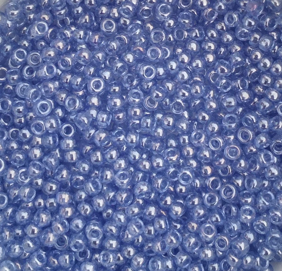 Toho Seed Beads size 11/0 Transparent Luster Light Sapphire TRD-107