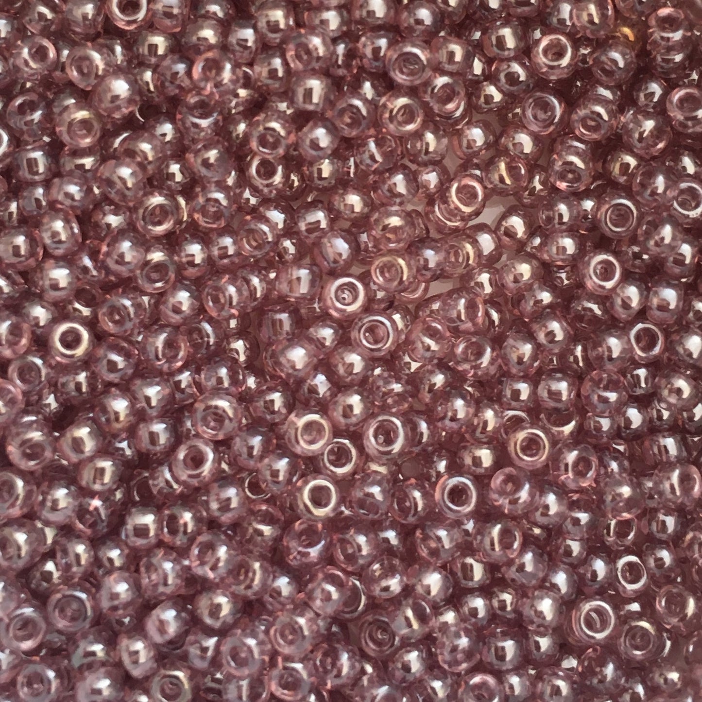 Toho Seed Beads size 11/0  Transparent Luster Light Amethyst TRD-110