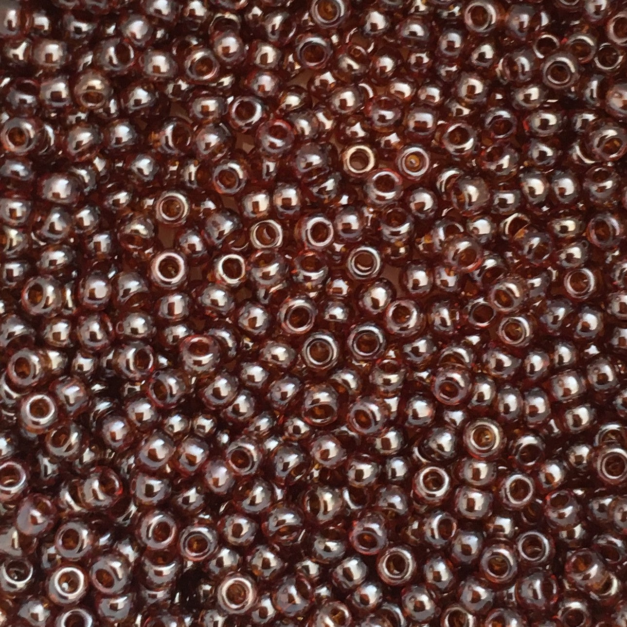 Toho Seed Beads size 11/0  Transparent Luster Smokey Topaz TRD-114