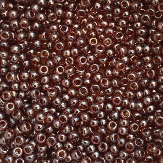 Toho Seed Beads size 11/0  Transparent Luster Smokey Topaz TRD-114