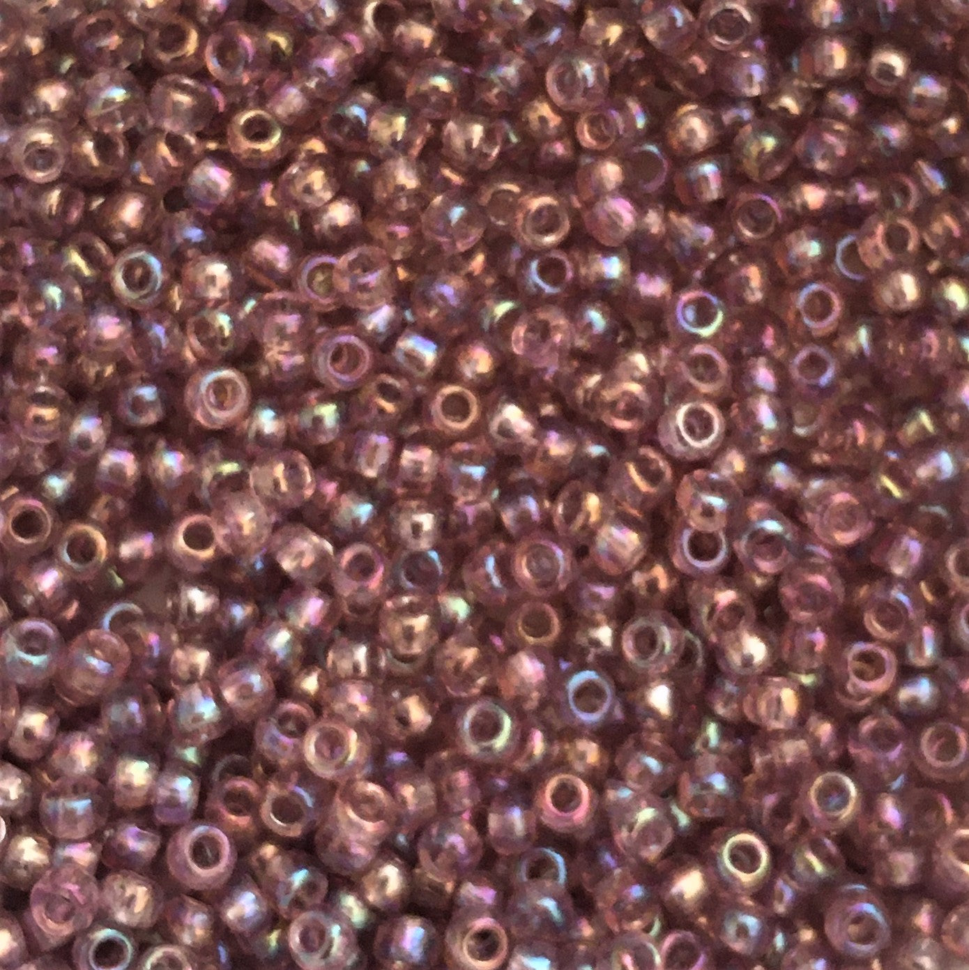 Toho Seed Beads size 11/0  Transparent Luster Light Amethyst Rainbow TRD-166