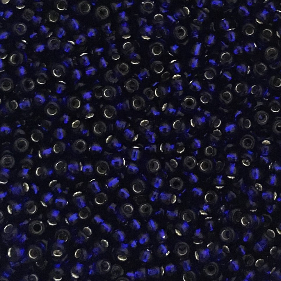 Toho Seed Beads size 11/0  Silver-lined Cobalt TRD-28D