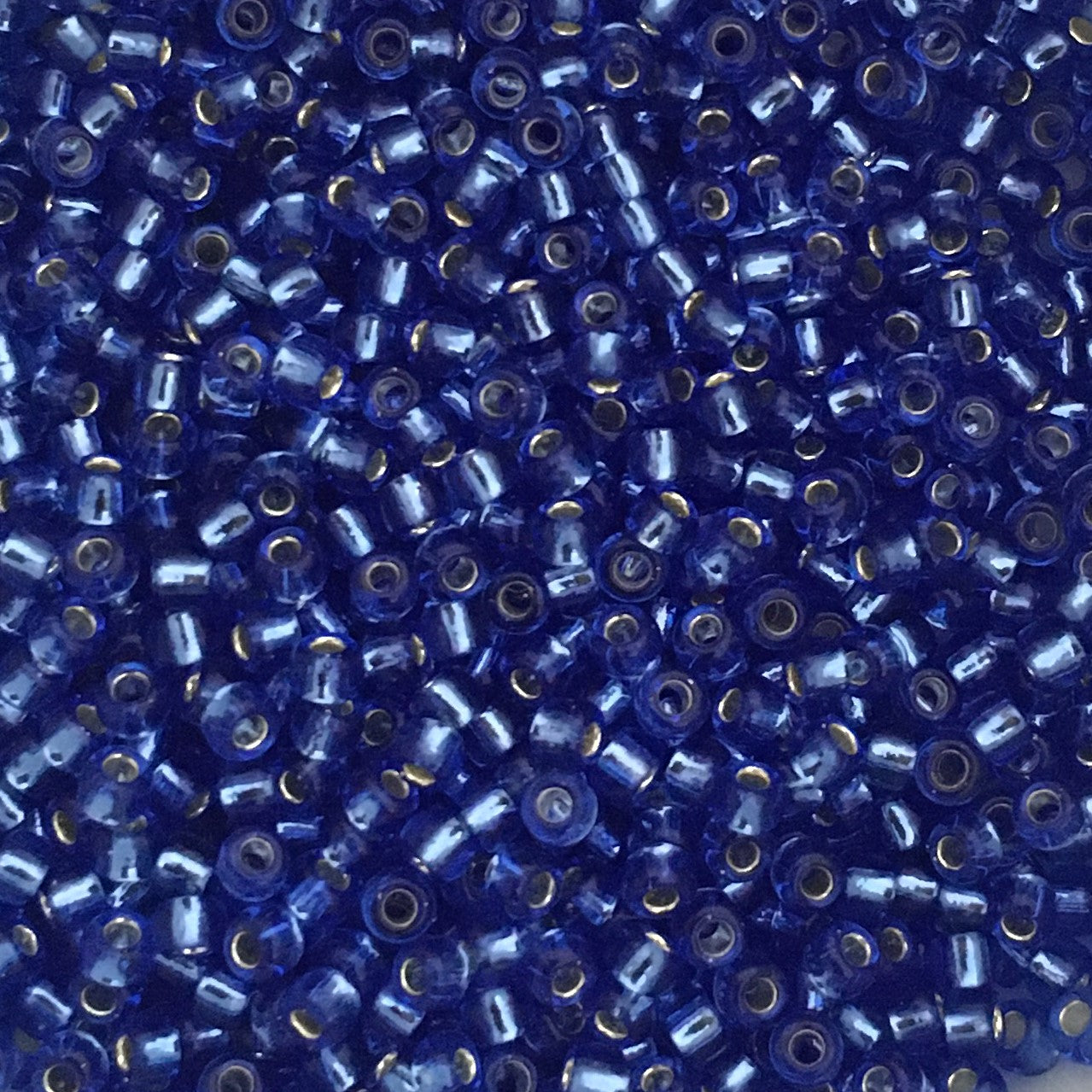 Toho Seed Beads size 11/0  Silver-lined Sapphire TRD-35