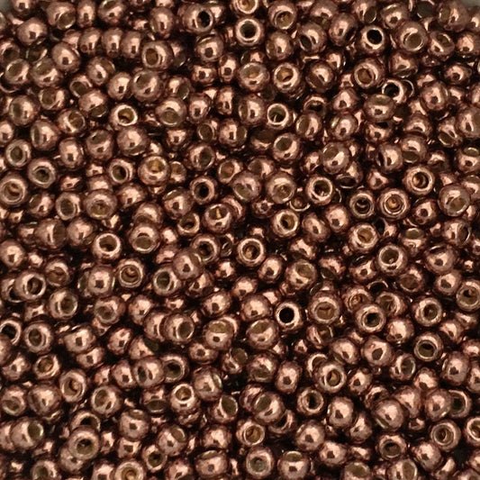 Toho Seed Beads size 11/0  Mauve-Brown Metallic TRD-556