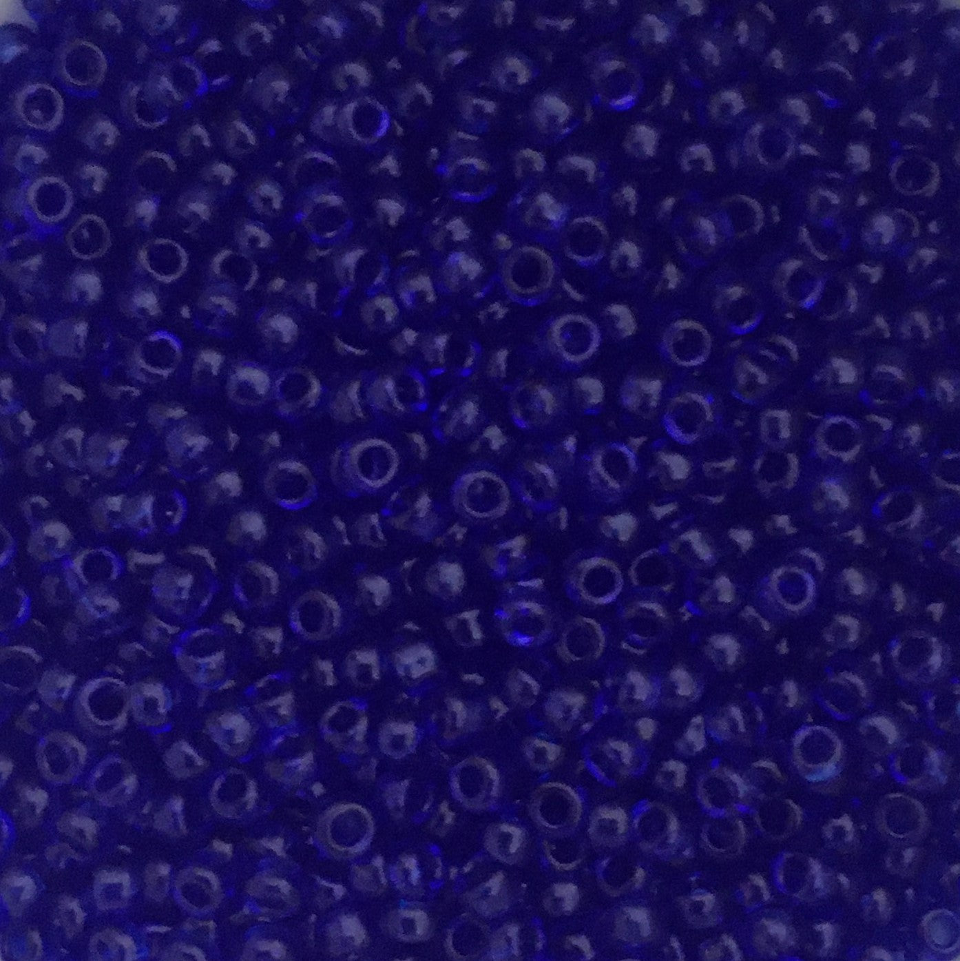 Toho Seed Beads size 11/0  Transparent Cobalt TRD-8